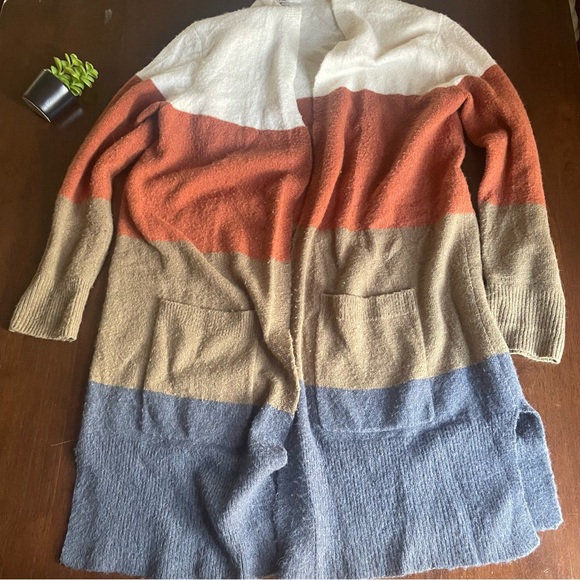 Madewell Kent Striped Cardigan Sweater Size Small - Picture 2 of 9